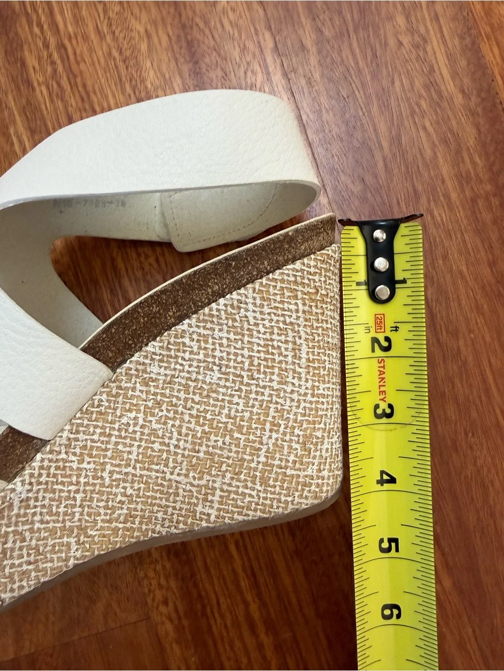 Pedro Garcia White Leather Cross-Strap Wedge Sandals